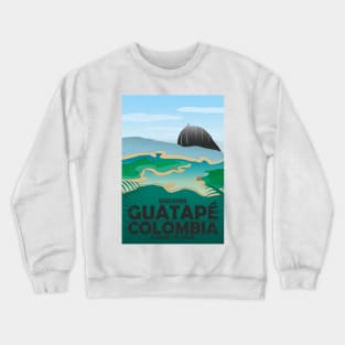 Guatepe Colombia Retro Travel Crewneck Sweatshirt